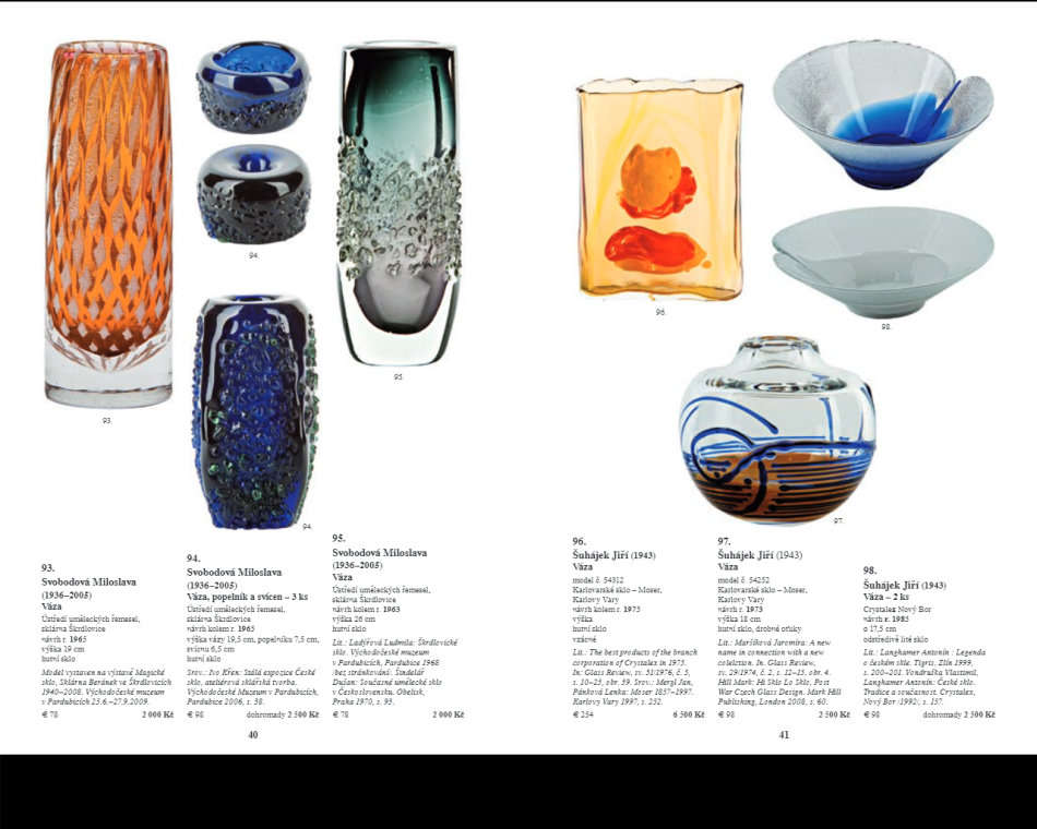 *A RARE 1955 CZECH HARRACH 'HARRTIL' VASE WITH WOVEN FIBRES, DESIGNED BY MILOS PULPITEL &  SCHWEDLER