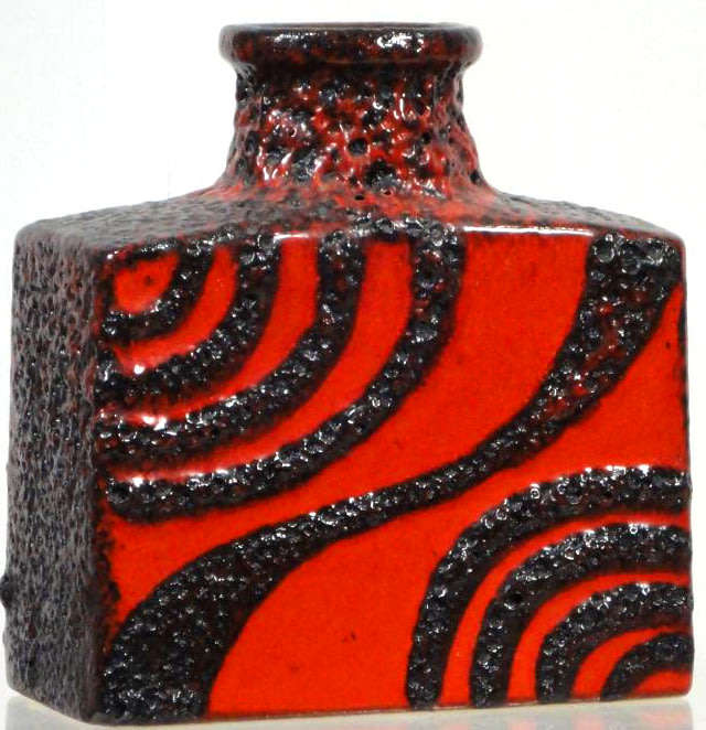 SENSATIONAL & HIGHLY COLLECTABLE RETRO `FAT LAVA` GERMAN ART POTTERY / ART CERAMICS FROM THE 1970s