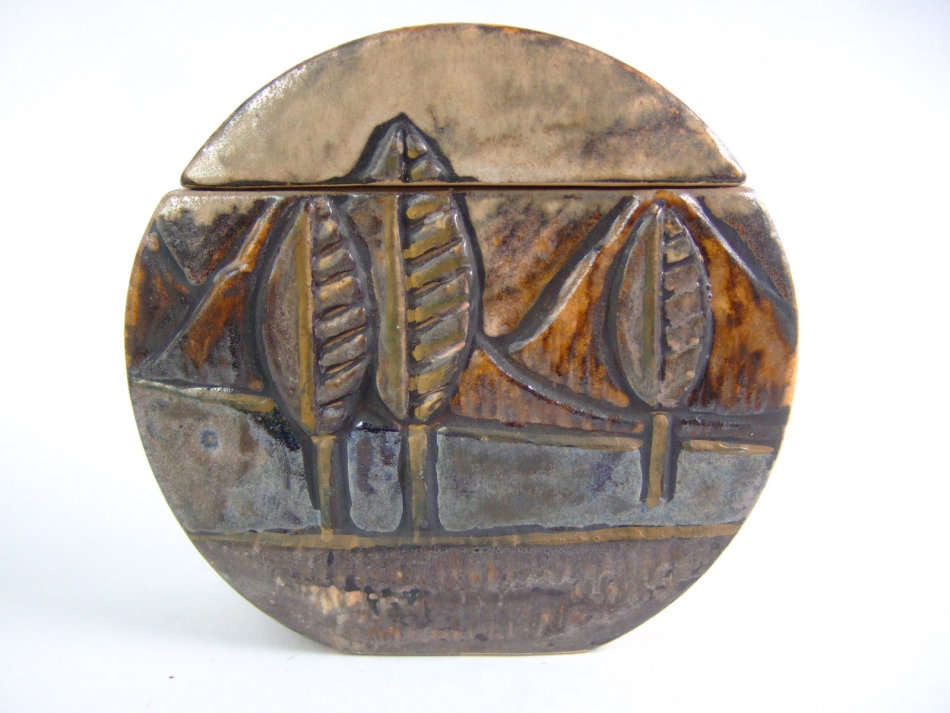 * SENSATIONAL & HIGHLY COLLECTABLE RETRO `FAT LAVA` GERMAN ART POTTERY / ART CERAMICS FROM THE 1970s