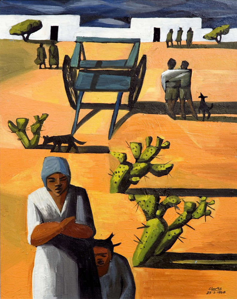 PETER CLARKE LISTENING TO DISTANT THUNDER: A BRAND NEW ART BOOK BY PHILIPPA HOBBS & ELIZABETH RANKIN