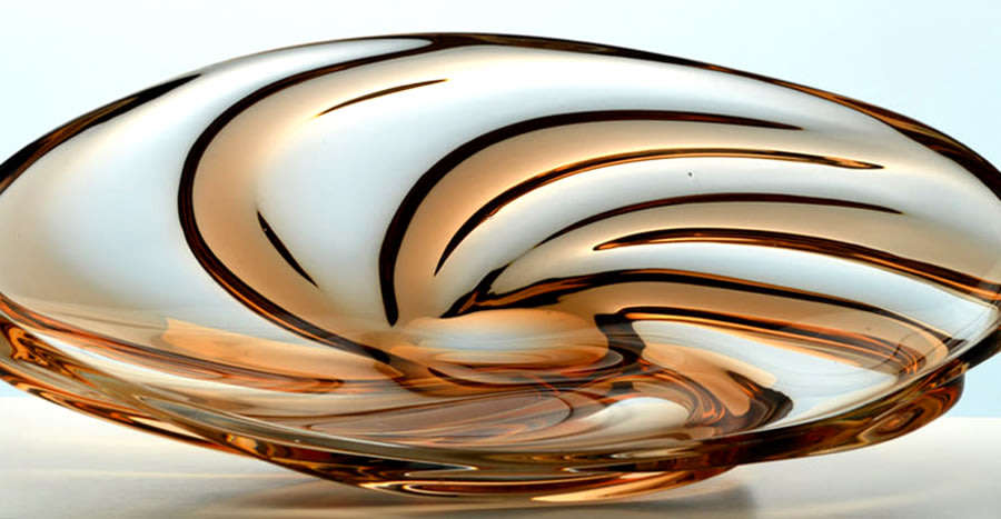 * MASSIVE, LEGENDARY AND HEAVY SKRDLOVICE `ANDROMEDA` BOWL: DESIGNED BY JAROSLAV BERANEK IN 1953