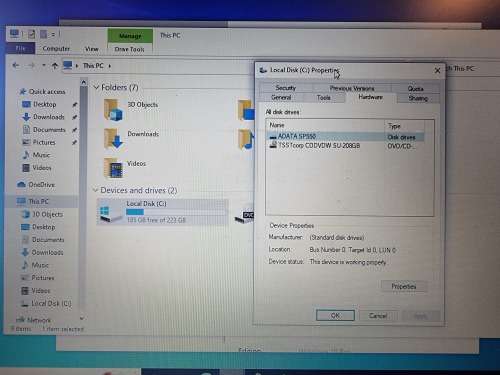 Proline W955JU Intel Core i5-6200U 16GB RAM 256GB SSD
