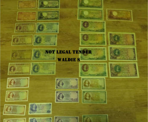 Complete set of South African Rand Banknotes