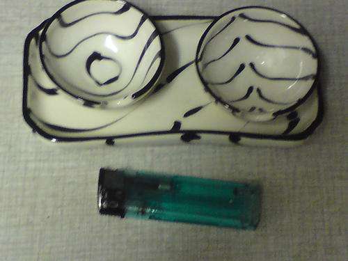 Tray Set Micro Zebra Print