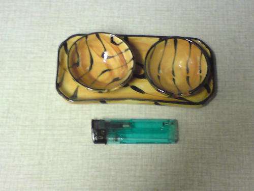 Tray Set Micro Brown Zebra Print