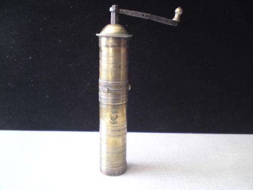 Antique Turkish Coffee Grinder Brass - Haci Artin