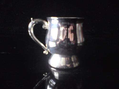 Christening Cup silver plated