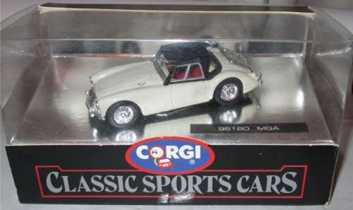 1959 CORGI MGA SOFT TOP 1/43