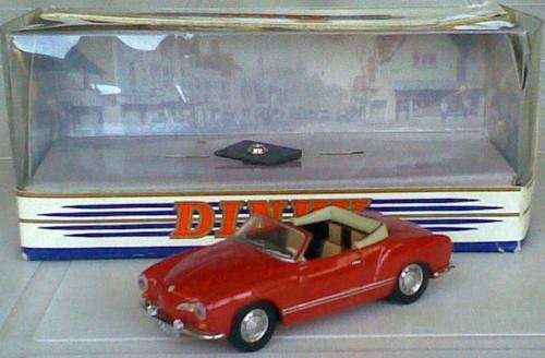1968 VW KARMANN GHIA CONVERTIBLE DINKY 1/43