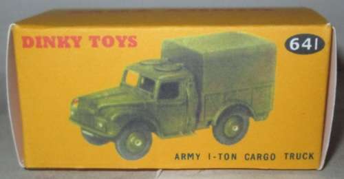 DINKY641 ARMY1 TON CARGO TRUCK (REPRO BOX ONLY)