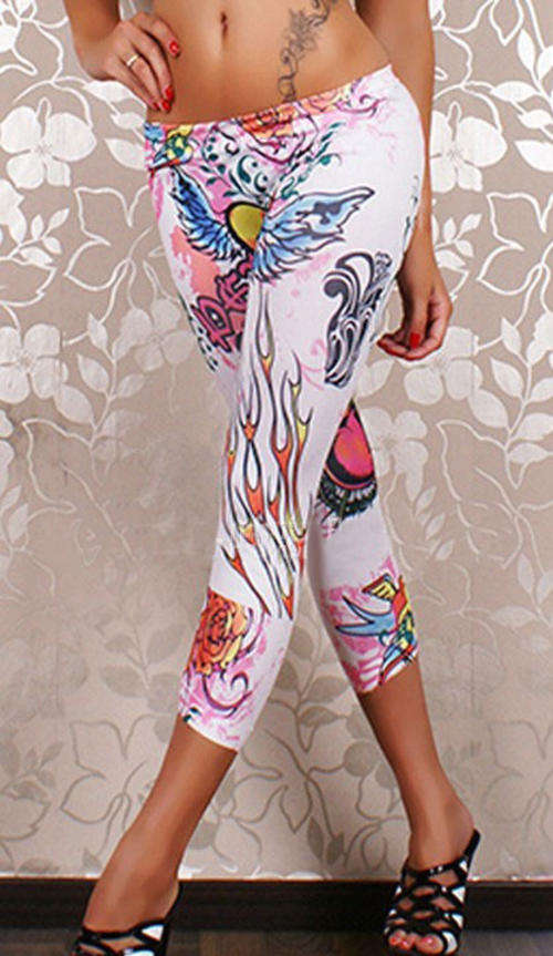 Leggings - Angels & Fire short Leggings - One size (small fit)