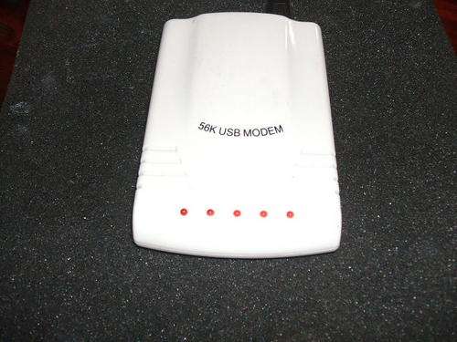 USED 56kB USB MODEM WITH DRIVER DISC