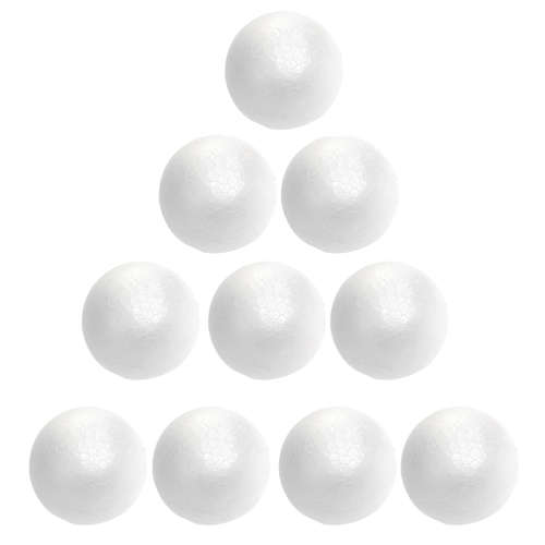 .68 White Solid Glassbreaker Balls - Pack of 100's
