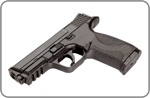 *Smith & Wesson M&P40 Replica*Kwc MP40 Co2 Gas Gun +250 FREE BBs *395fps!*