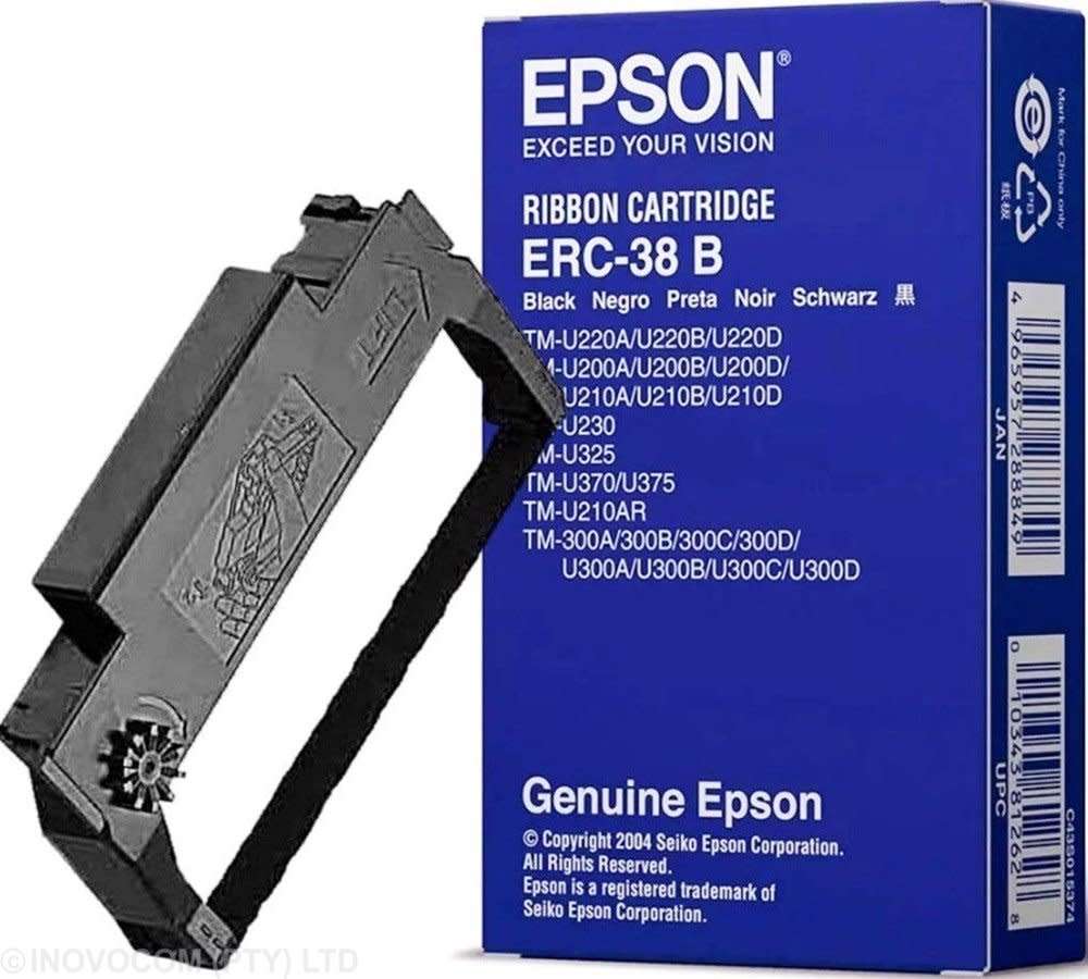 Epson ERC38B Black Ribbon - Original