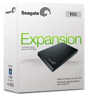 Seagate 1TB Expansion External Hard Drive