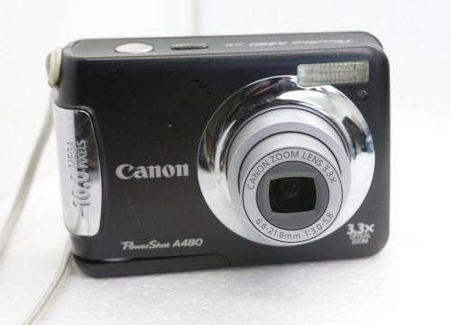 CANON POWERSHOT A480 DIGITAL CAMERA SOLD AS IS VOETSTOOTS - PLEASE READ