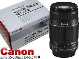 CANON EFS 55-250MM F.4-5.6 IS II LENSE BRAND NEW