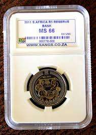 2011 SARB MANDELA 90TH BIRTHDAY R5 COIN MS66 - INVEST TODAY - Shipping is R49