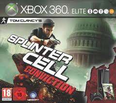 XBOX 360 ELITE 120GB BLACK EDITION  (SPLINTER CELL BUNDLE) BRAND NEW SEALED