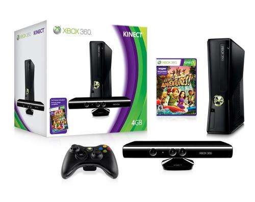 XBOX 360 4gb WITH KINECT AND KINECT ADVENTURES BRAND NEW SEALED