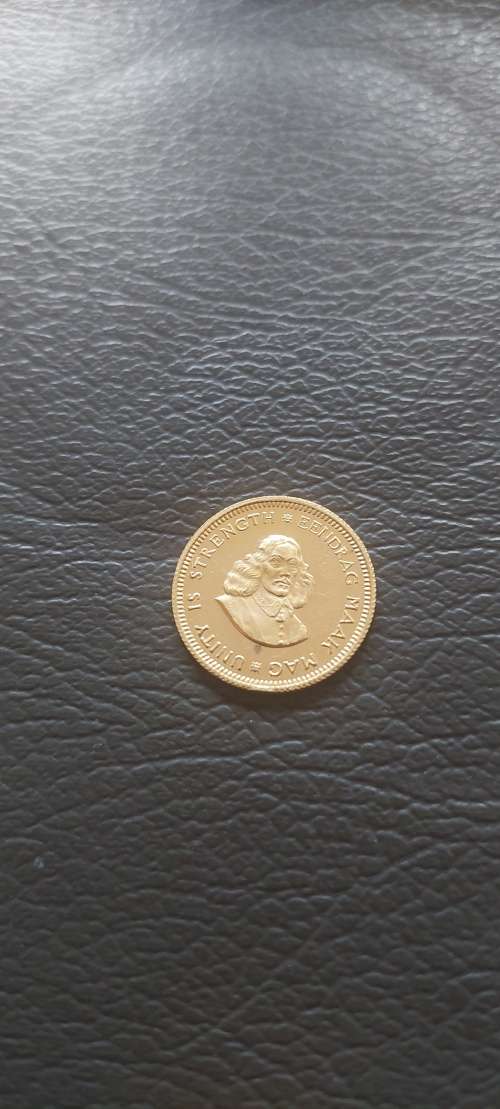 22K ONE RAND GOLD COIN (1980)