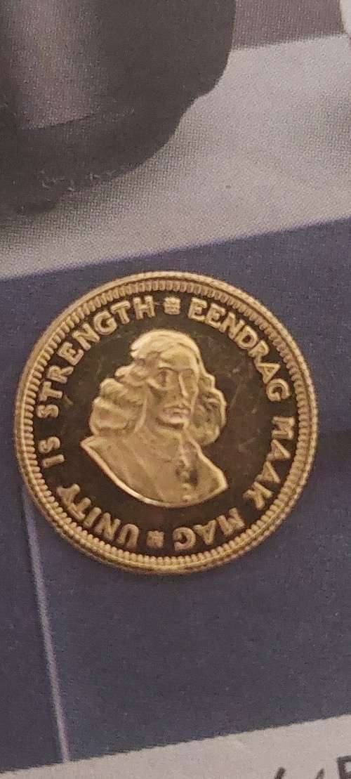 22K ONE RAND GOLD COIN (1980)