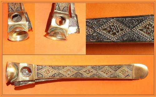 RARE!! Antique Handmade Brass  Cigar Clipper.VERY LOW START !!!!