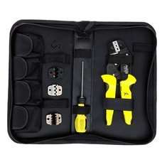 Multifunctional Ratchet Crimping Tool 26-10 AWG Terminals Pliers Kit
