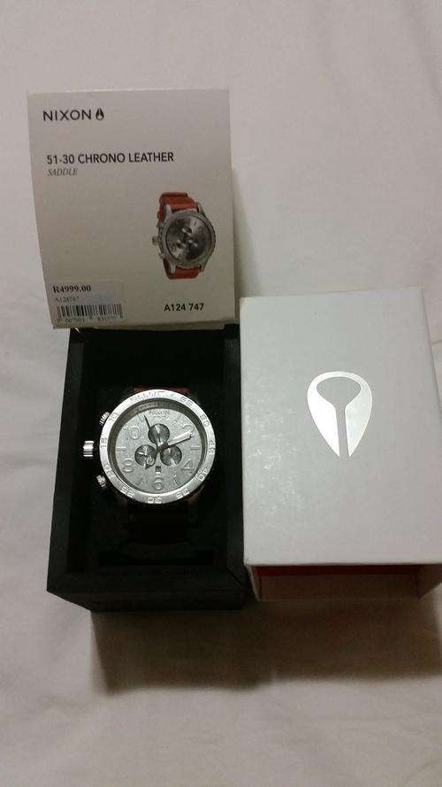 NIXON 51-30 CHRONO LEATHER