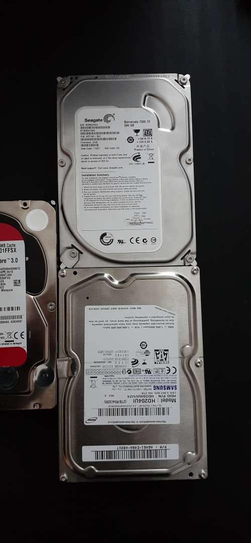 9 TB totalHDD (4Tb + x2 2Tb + x2 500GB)