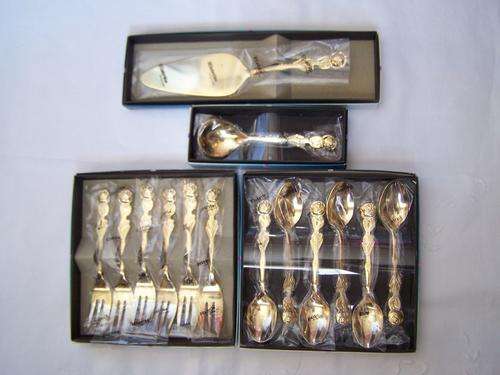 24ct Gold Plated EETRITE 14 Piece Cutlery set (not used)