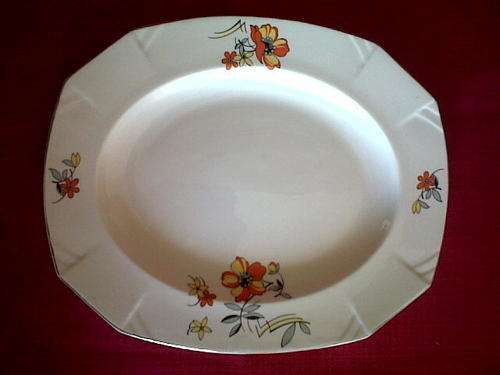 ART DECO Alfred Meakin "Marigold" serving plate.