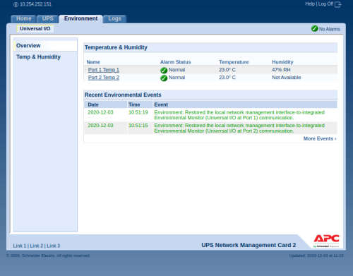 APC Smart-UPS XL 2200VA + 2 x APC Smart-UPS XL 48V Battery Pack + sensors (NO RESERVE)