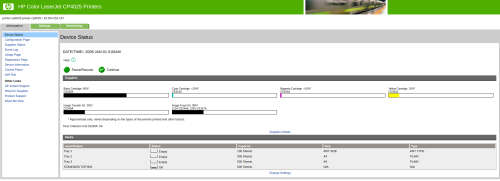 HP Color LaserJet Enterprise CP4025dn with Paper Feeder and Cabinet (NO RESERVE)