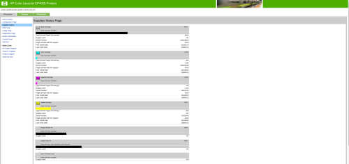 HP Color LaserJet Enterprise CP4025dn with Paper Feeder and Cabinet (NO RESERVE)