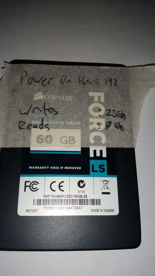 CORSAIR Force LS 60G SATA SSD Drive (2.5")