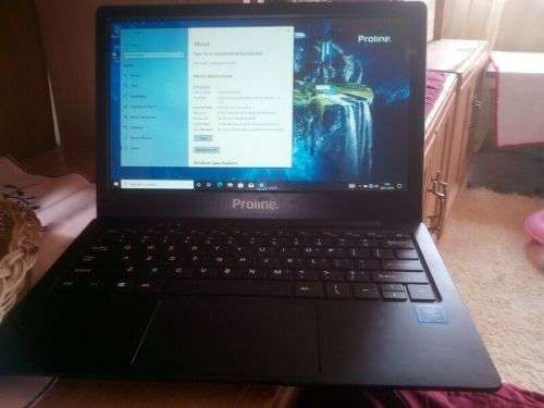 High End Proline V1165C4, 4G, 500GB, 10hrs Battery, Windows 10 Pro, Microsoft Suite, Worth R10000.