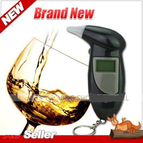Premium Alcohol Tester Breathalyzer Analyzer LCD Screen Accurate Digital Breath