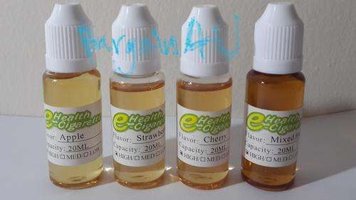 E- Juice (20ml) - Available in Apple, Strawberry, Cherry, Mixed fruit ( All four for R99 only )