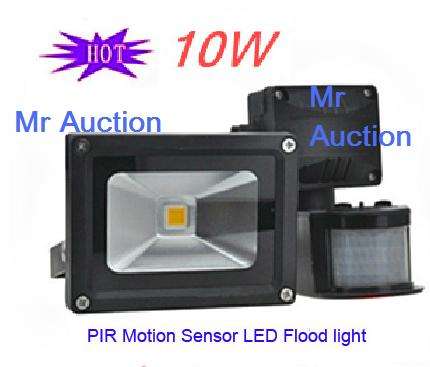 ( 3 on auction ) 10 Watt Led Floodlight With PIR sensor motion detector