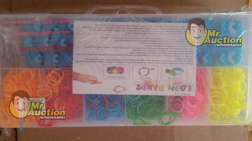 2000pcs colorful loom bands,a loom board,loom tool included ( Superior Quality )