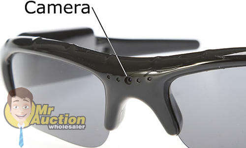 SPY SUNGLASSES WITH BUILT IN VIDEO CAMERA!! A SUPER GIFT
