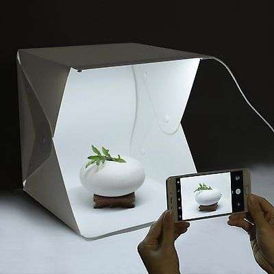 Take professional photos, Pack and Go, LED Portable Photo Studio, one use already make money back