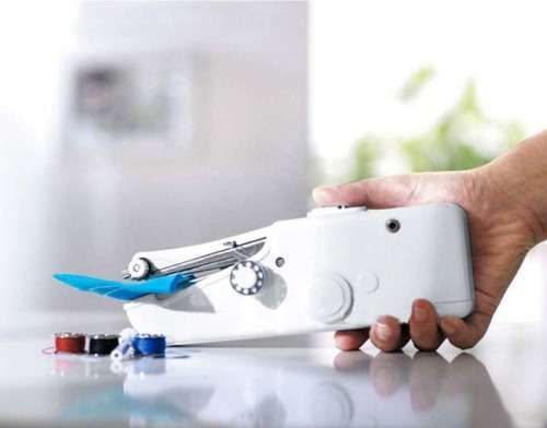 Portable Household Handy Stitch Electric Mini Handheld Sewing Machine