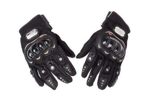 Genuine Pro-biker "BLACK" Motorcycle Motocross Racing Cycling OutdoorSport Gloves ~ XL