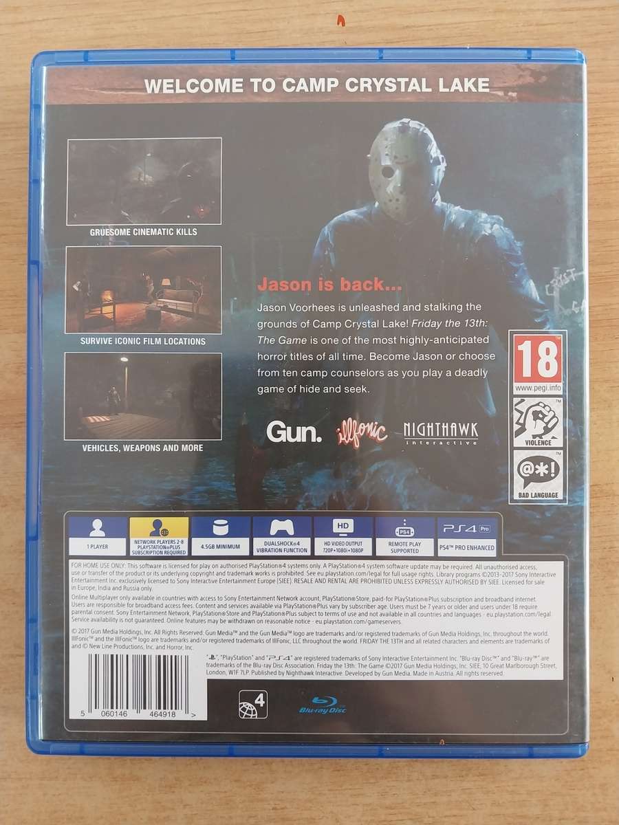 Friday the 13th The Game - Ps4