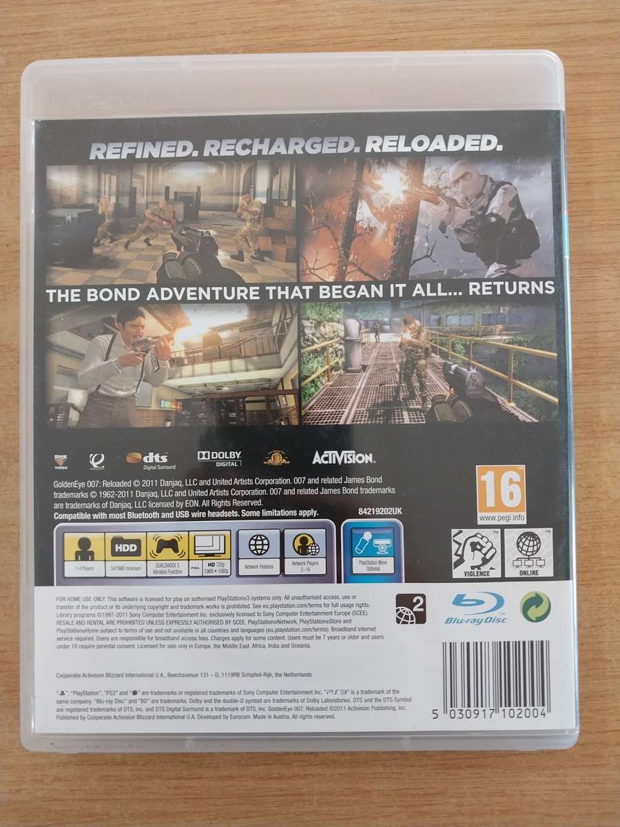 Golden Eye Reloaded 007 - Ps3