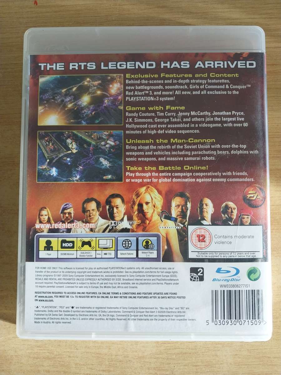 Command & Conquer Red Alert 3 Ultimate Edition - Ps3