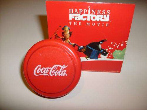 Coca Cola Yo-Yo Package with spare string and Happiness Factory DVD. (Limited Offer) - Free Shipping